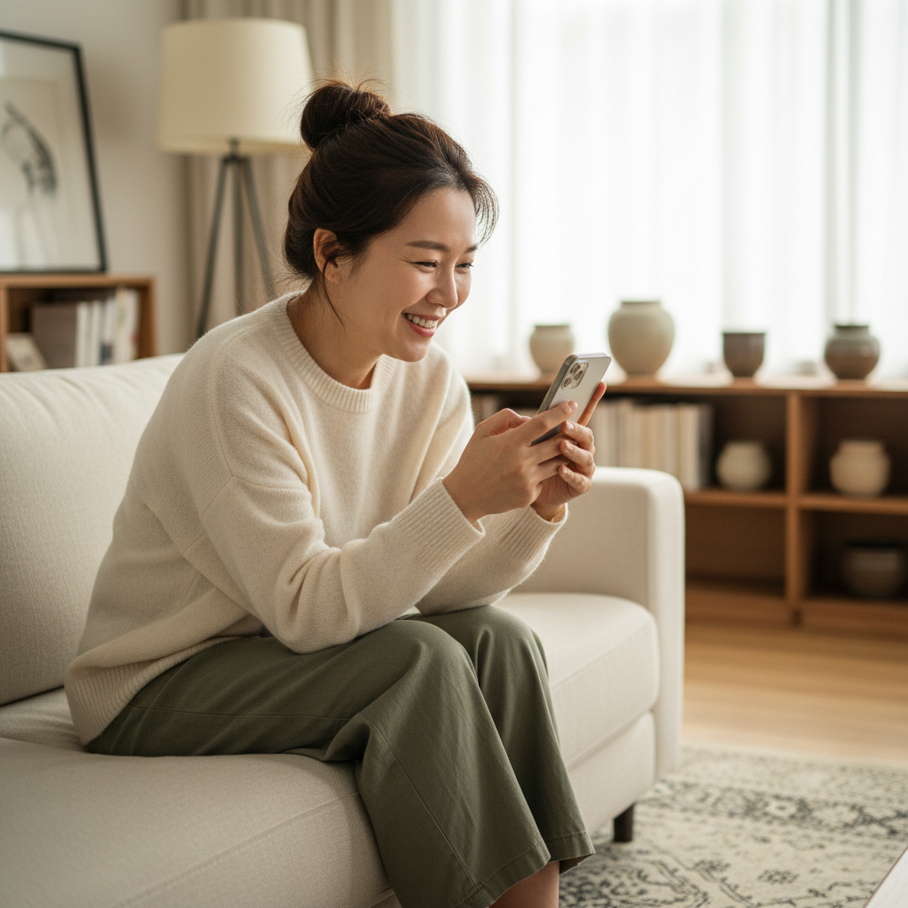 수수료 입금 알림
